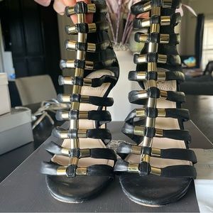 Vince Camuto VC-Troy Black Napa Heels